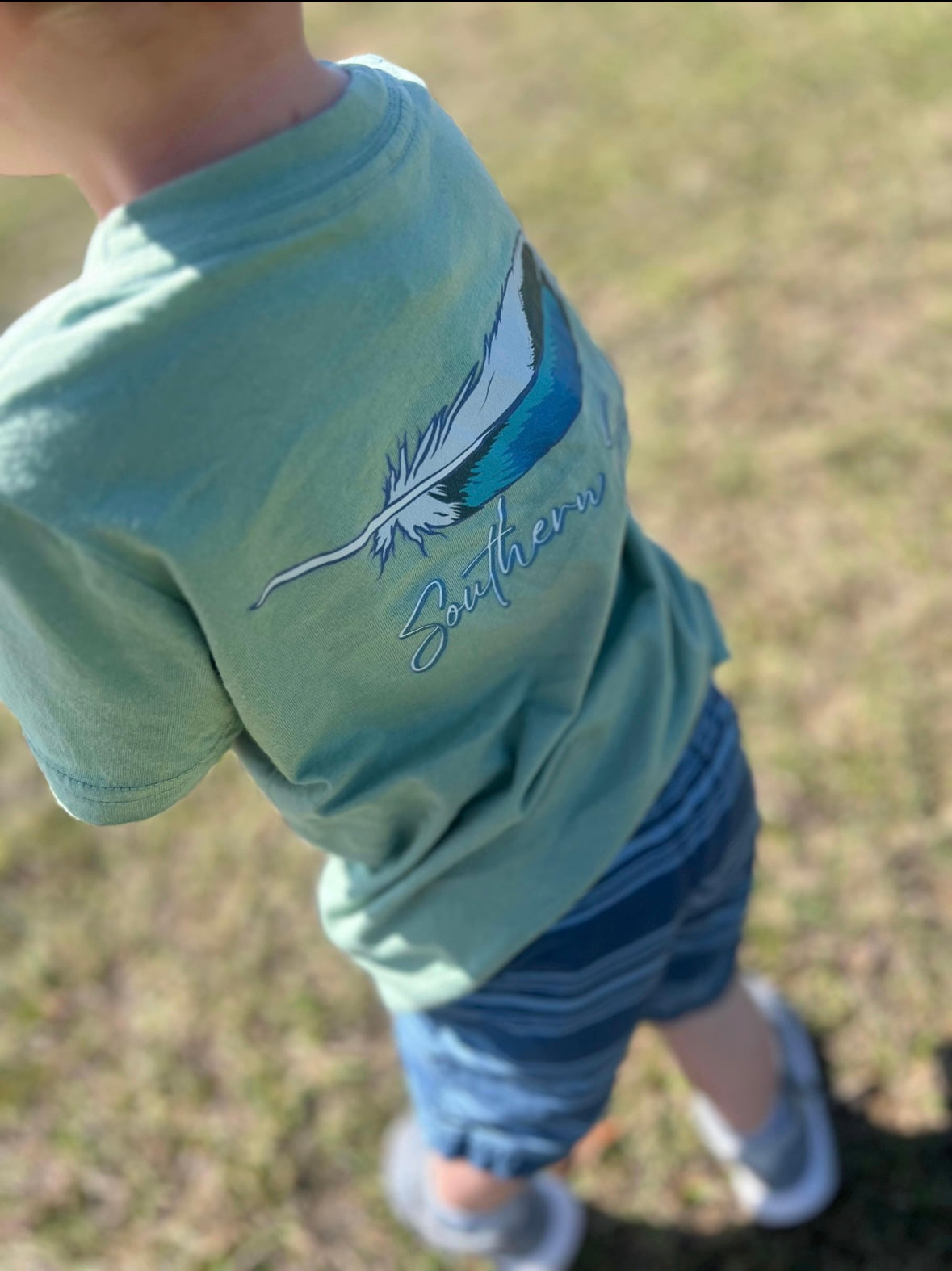 Kids Feather Logo Tee