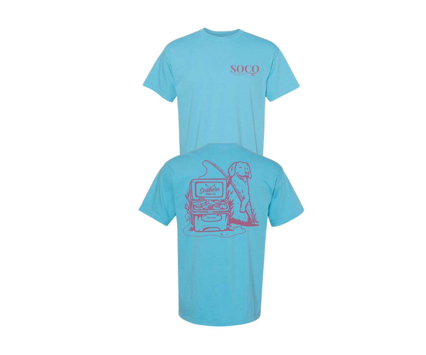 Women's Dog Fishing Tee