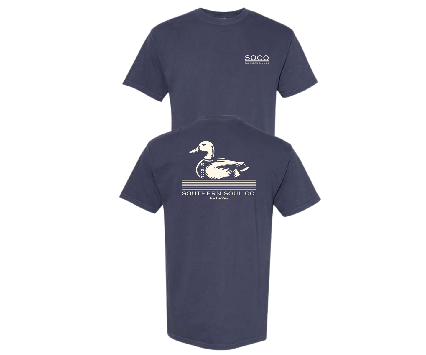 Soco Duck Tee Navy